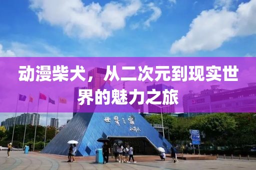 動(dòng)漫柴犬，從二次元到現(xiàn)實(shí)世界的魅力之旅
