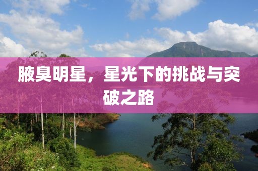 腋臭明星，星光下的挑戰(zhàn)與突破之路