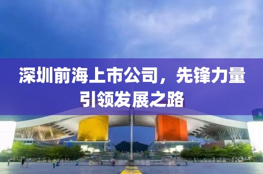 深圳前海上市公司，先鋒力量引領(lǐng)發(fā)展之路