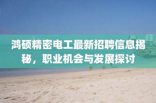 鴻碩精密電工最新招聘信息揭秘，職業(yè)機(jī)會(huì)與發(fā)展探討