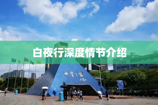 白夜行深度情節(jié)介紹