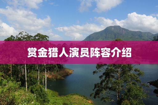賞金獵人演員陣容介紹