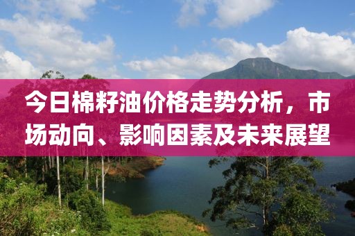 今日棉籽油價(jià)格走勢分析，市場動向、影響因素及未來展望