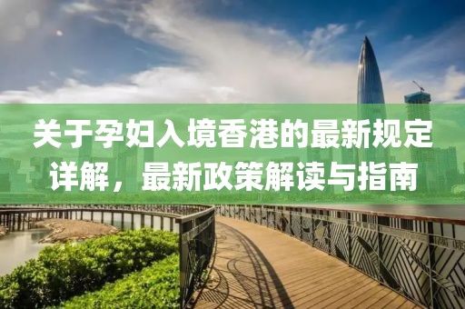 關(guān)于孕婦入境香港的最新規(guī)定詳解，最新政策解讀與指南