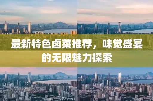 最新特色鹵菜推薦，味覺盛宴的無限魅力探索