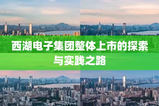 西湖電子集團(tuán)整體上市的探索與實(shí)踐之路
