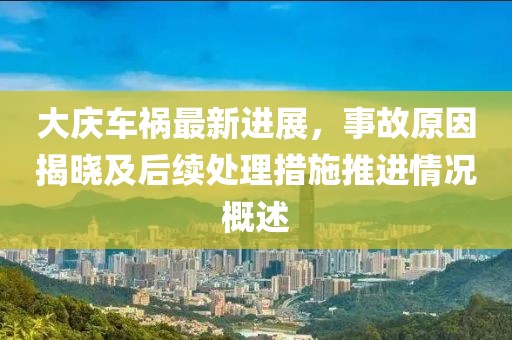 大慶車(chē)禍最新進(jìn)展，事故原因揭曉及后續(xù)處理措施推進(jìn)情況概述