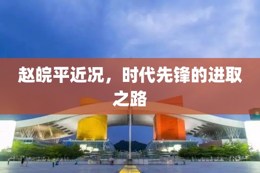 趙皖平近況，時(shí)代先鋒的進(jìn)取之路