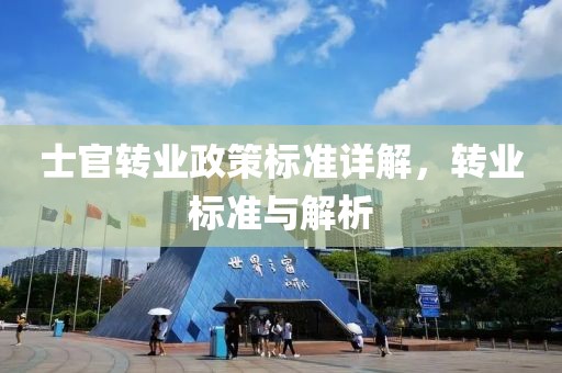 士官轉(zhuǎn)業(yè)政策標(biāo)準(zhǔn)詳解，轉(zhuǎn)業(yè)標(biāo)準(zhǔn)與解析