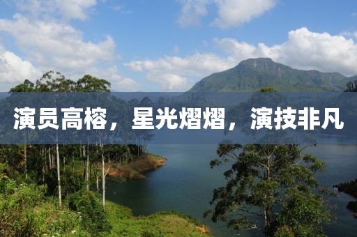 演員高榕，星光熠熠，演技非凡