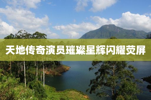 天地傳奇演員璀璨星輝閃耀熒屏