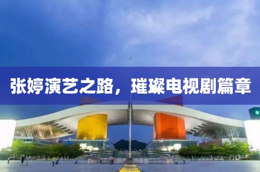張婷演藝之路，璀璨電視劇篇章