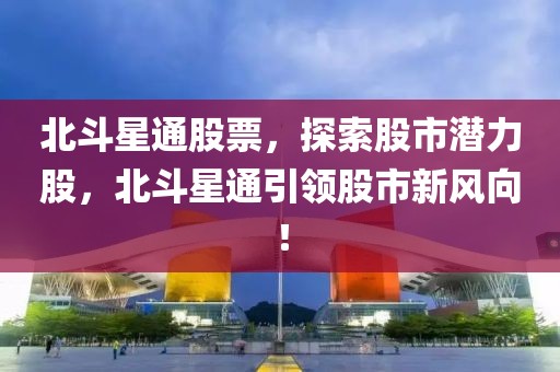 北斗星通股票，探索股市潛力股，北斗星通引領(lǐng)股市新風(fēng)向！