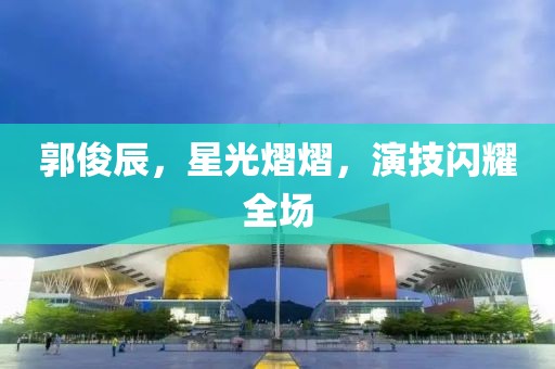 郭俊辰，星光熠熠，演技閃耀全場(chǎng)