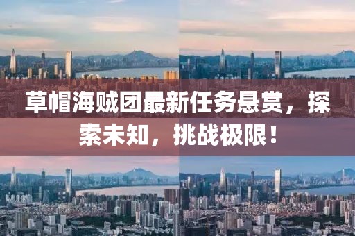 草帽海賊團最新任務(wù)懸賞，探索未知，挑戰(zhàn)極限！
