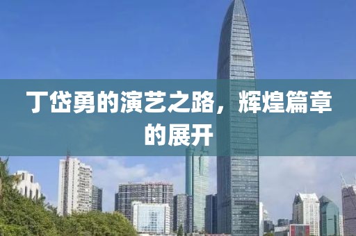 丁岱勇的演藝之路，輝煌篇章的展開