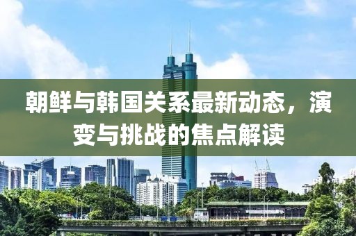 朝鮮與韓國(guó)關(guān)系最新動(dòng)態(tài)，演變與挑戰(zhàn)的焦點(diǎn)解讀