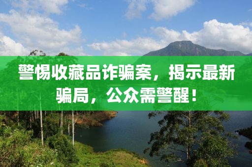 警惕收藏品詐騙案，揭示最新騙局，公眾需警醒！