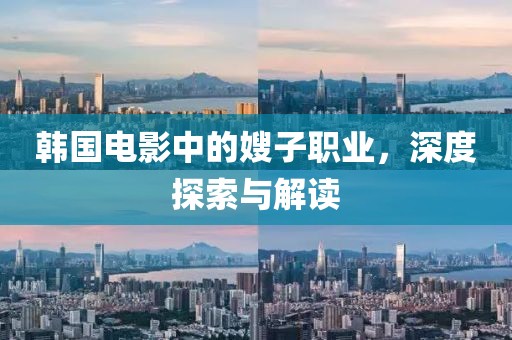 韓國電影中的嫂子職業(yè)，深度探索與解讀