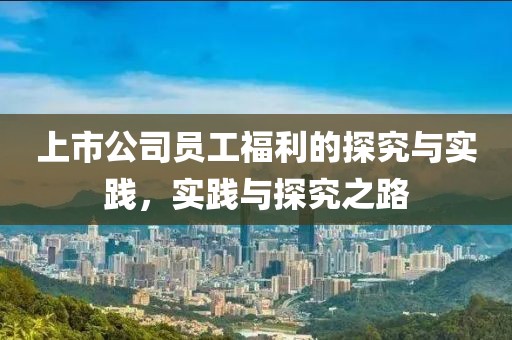 上市公司員工福利的探究與實踐，實踐與探究之路