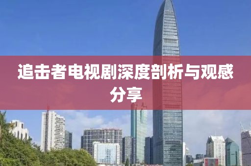 追擊者電視劇深度剖析與觀感分享