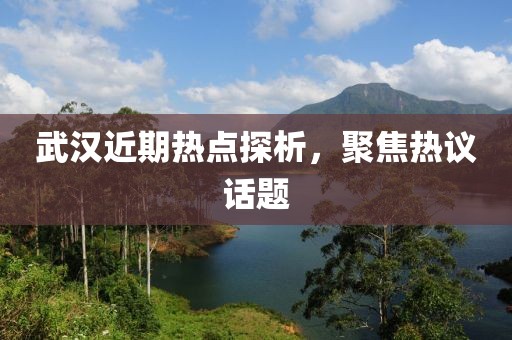 武漢近期熱點探析，聚焦熱議話題