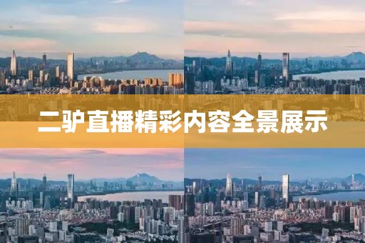 二驢直播精彩內(nèi)容全景展示