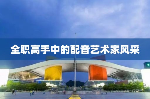 全職高手中的配音藝術(shù)家風(fēng)采