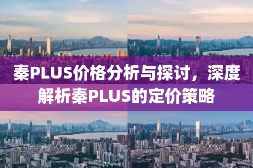 秦PLUS價格分析與探討，深度解析秦PLUS的定價策略