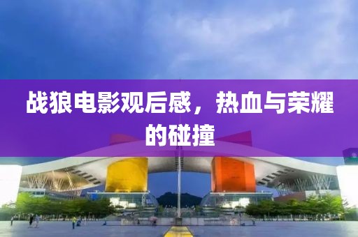 戰(zhàn)狼電影觀后感，熱血與榮耀的碰撞