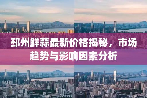 邳州鮮蒜最新價(jià)格揭秘，市場(chǎng)趨勢(shì)與影響因素分析