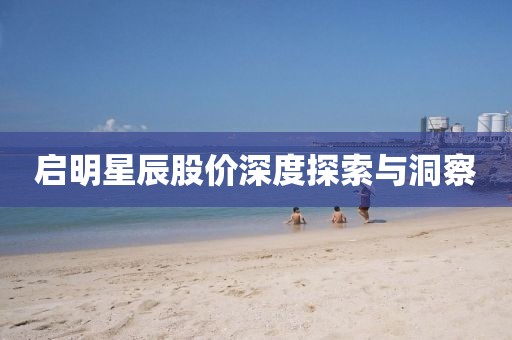 啟明星辰股價(jià)深度探索與洞察