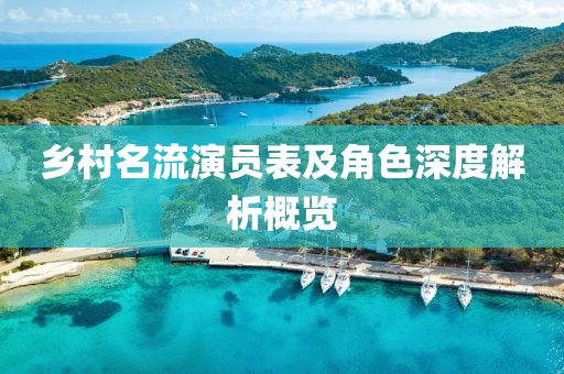 鄉(xiāng)村名流演員表及角色深度解析概覽