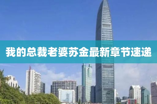 我的總裁老婆蘇金最新章節(jié)速遞