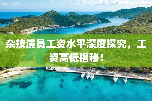 雜技演員工資水平深度探究，工資高低揭秘！