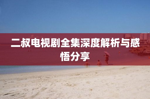 二叔電視劇全集深度解析與感悟分享