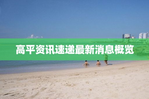 高平資訊速遞最新消息概覽