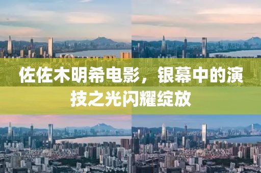 佐佐木明希電影，銀幕中的演技之光閃耀綻放