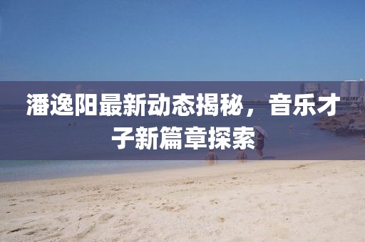 潘逸陽(yáng)最新動(dòng)態(tài)揭秘，音樂(lè)才子新篇章探索