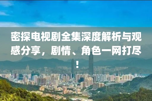 密探電視劇全集深度解析與觀感分享，劇情、角色一網(wǎng)打盡！