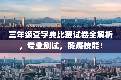 三年級查字典比賽試卷全解析，專業(yè)測試，鍛煉技能！