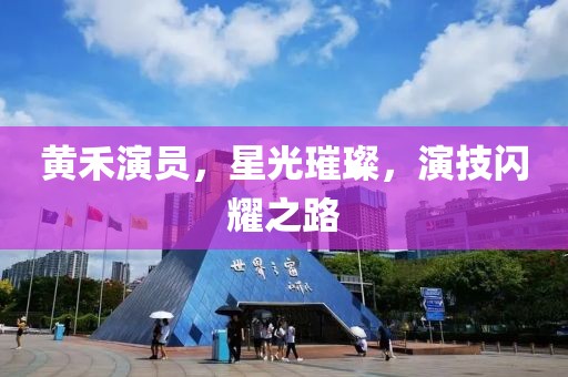 黃禾演員，星光璀璨，演技閃耀之路