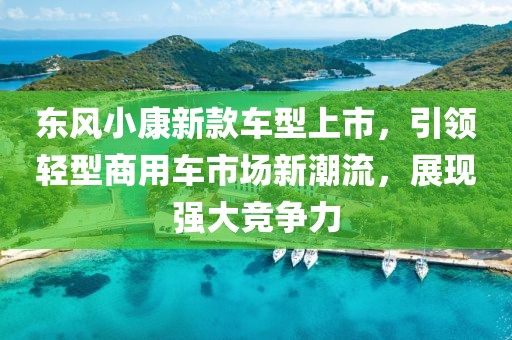 東風(fēng)小康新款車型上市，引領(lǐng)輕型商用車市場(chǎng)新潮流，展現(xiàn)強(qiáng)大競(jìng)爭(zhēng)力