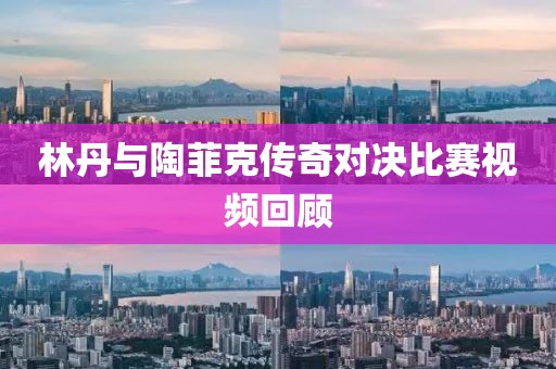 林丹與陶菲克傳奇對決比賽視頻回顧