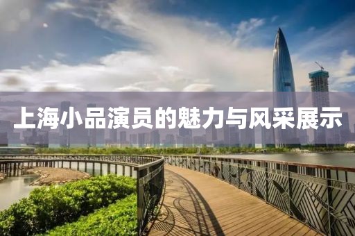上海小品演員的魅力與風(fēng)采展示