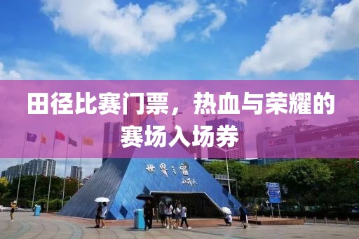 田徑比賽門(mén)票，熱血與榮耀的賽場(chǎng)入場(chǎng)券