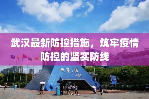 武漢最新防控措施，筑牢疫情防控的堅(jiān)實(shí)防線