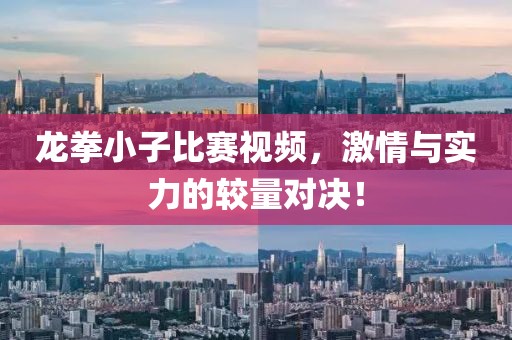 龍拳小子比賽視頻，激情與實(shí)力的較量對(duì)決！
