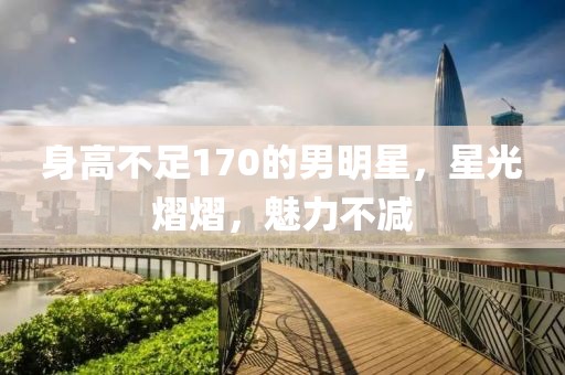 身高不足170的男明星，星光熠熠，魅力不減