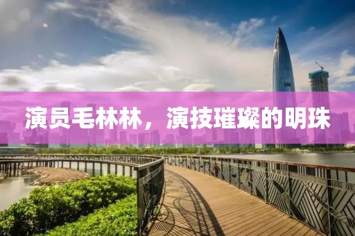 演員毛林林，演技璀璨的明珠
